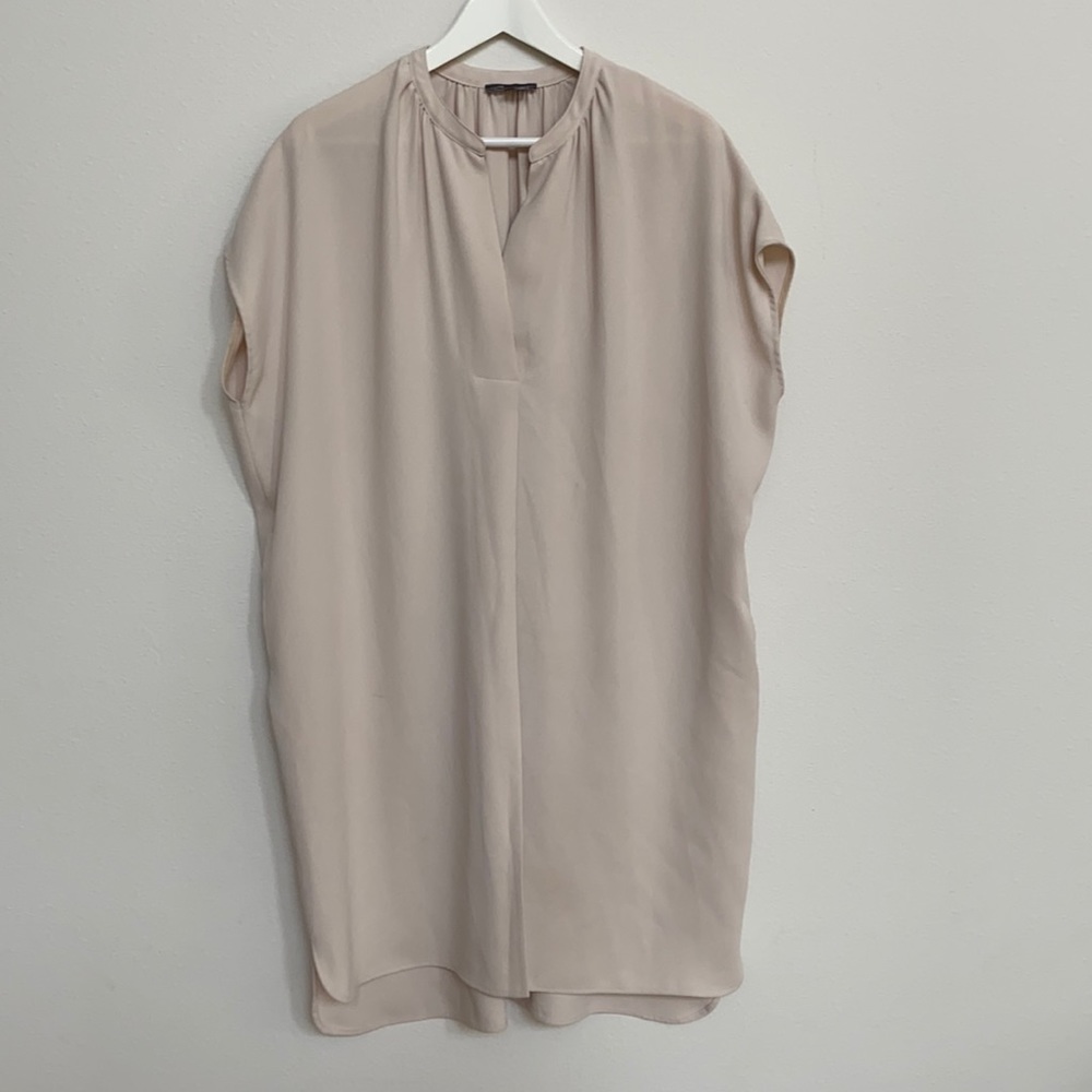 Elegant Cream Women's Dress